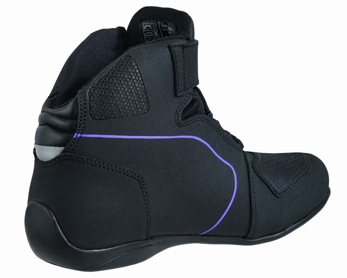 ZAPATILLAS DE MOTO MUJER, IMPERMEABLES Y TRANSPIRABLES CON HOMOLOGACIÓN CE Y EPI
