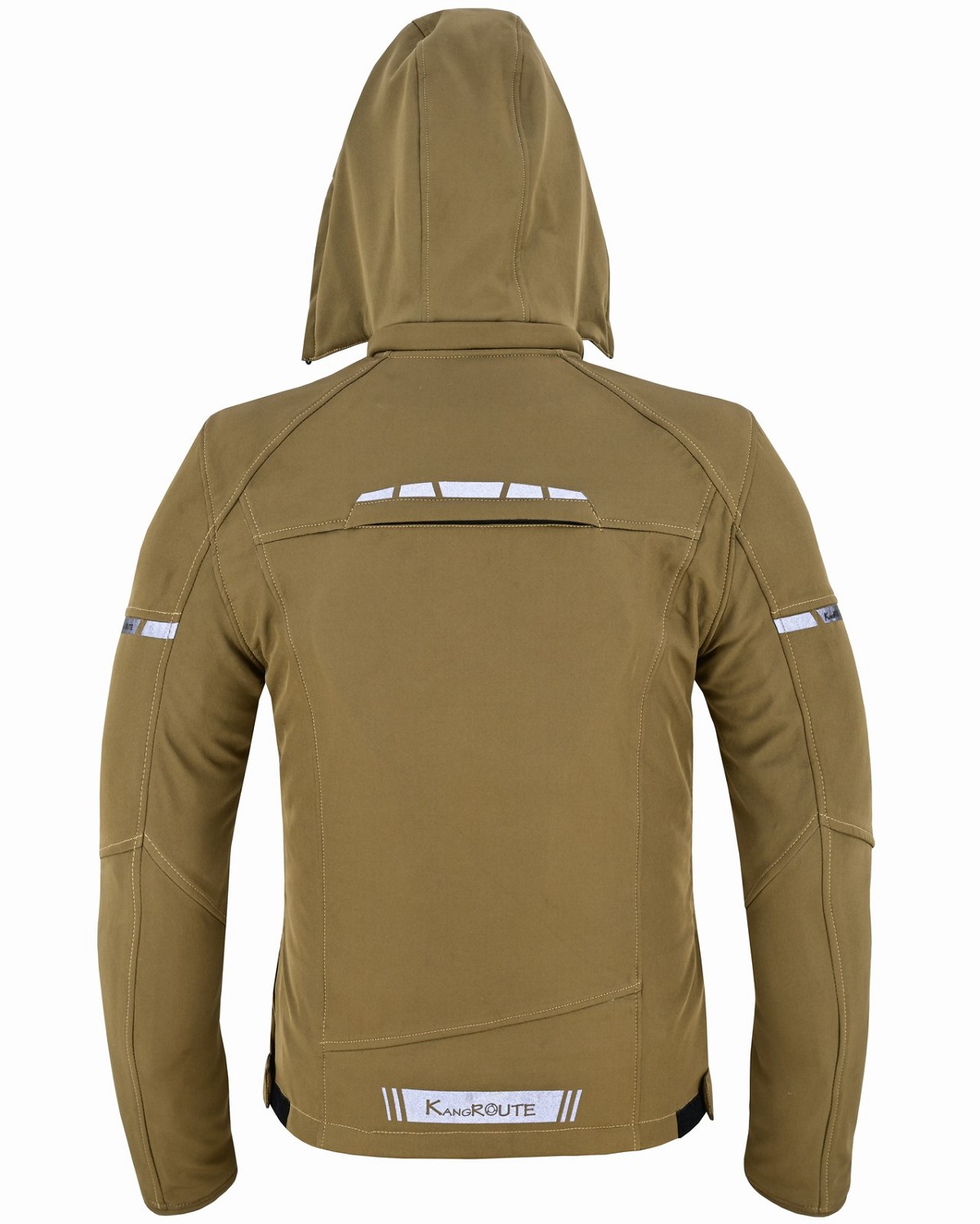 CHAQUETA DE MOTO UNISEX EN TEJIDO SOFTSHELL, NEOPRENO IMPERMEABLE, TÉRMICO Y PROTECTORES C.E.