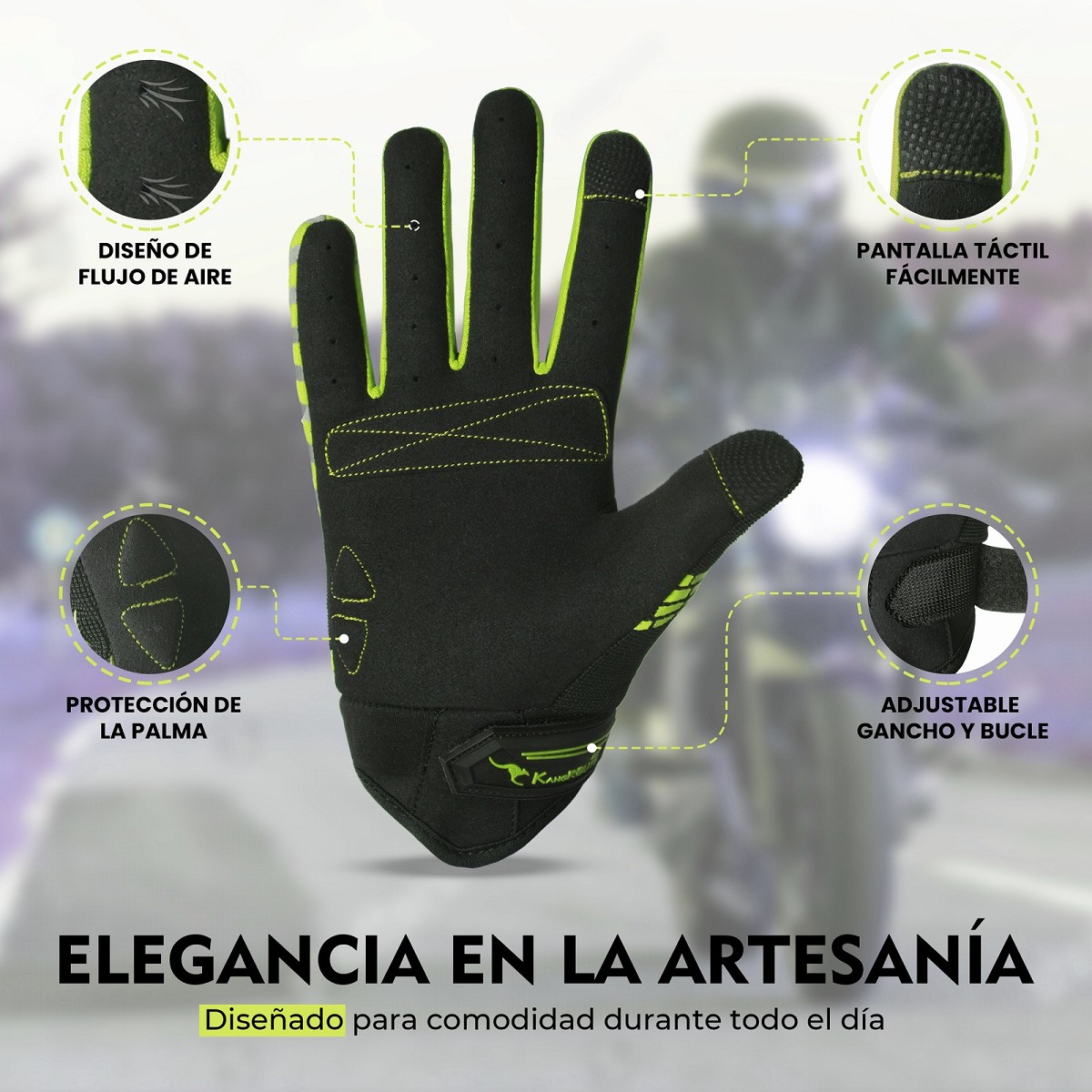 GUANTES DE MOTO LIGEROS CONFECCIONADOS EN TEJIDO TRANSPIRABLE Y RESISTENTE CON PROTECCIONES PARA VERANO GUANTES DE MOTO LIGEROS CONFECCIONADOS EN TEJIDO TRANSPIRABLE Y RESISTENTE CON PROTECCIONES PARA VERANO
