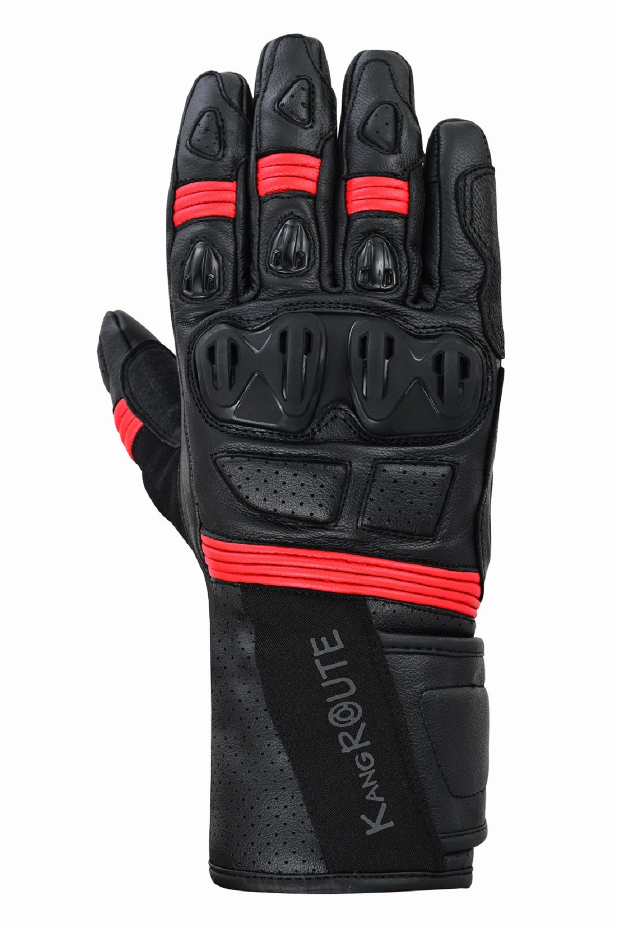 GUANTES DE PIEL PARA MOTORISTAS, INVERNALES, CON PROTECCIONES DE TPU, MEMBRANA IMPERMEABLE Y DISE&Ntilde;O DEPORTIVO
