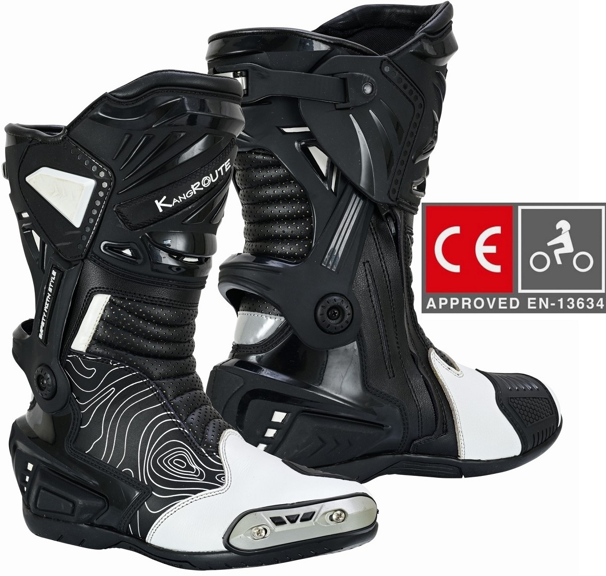 BOTAS DE MOTO CARRETERA ESTILO DEPORTIVO CAÑA CORTA IMPERMEABLES Y TRANSPIRABLES CON HOMOLOGACIÓN CE Y EPI