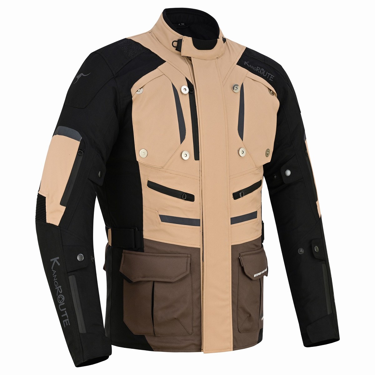 CHAQUETA DE MOTO TEXTIL ADVENTURE / TOURING 3/4 ALL SEASON  C.E. HOMOLOGADA