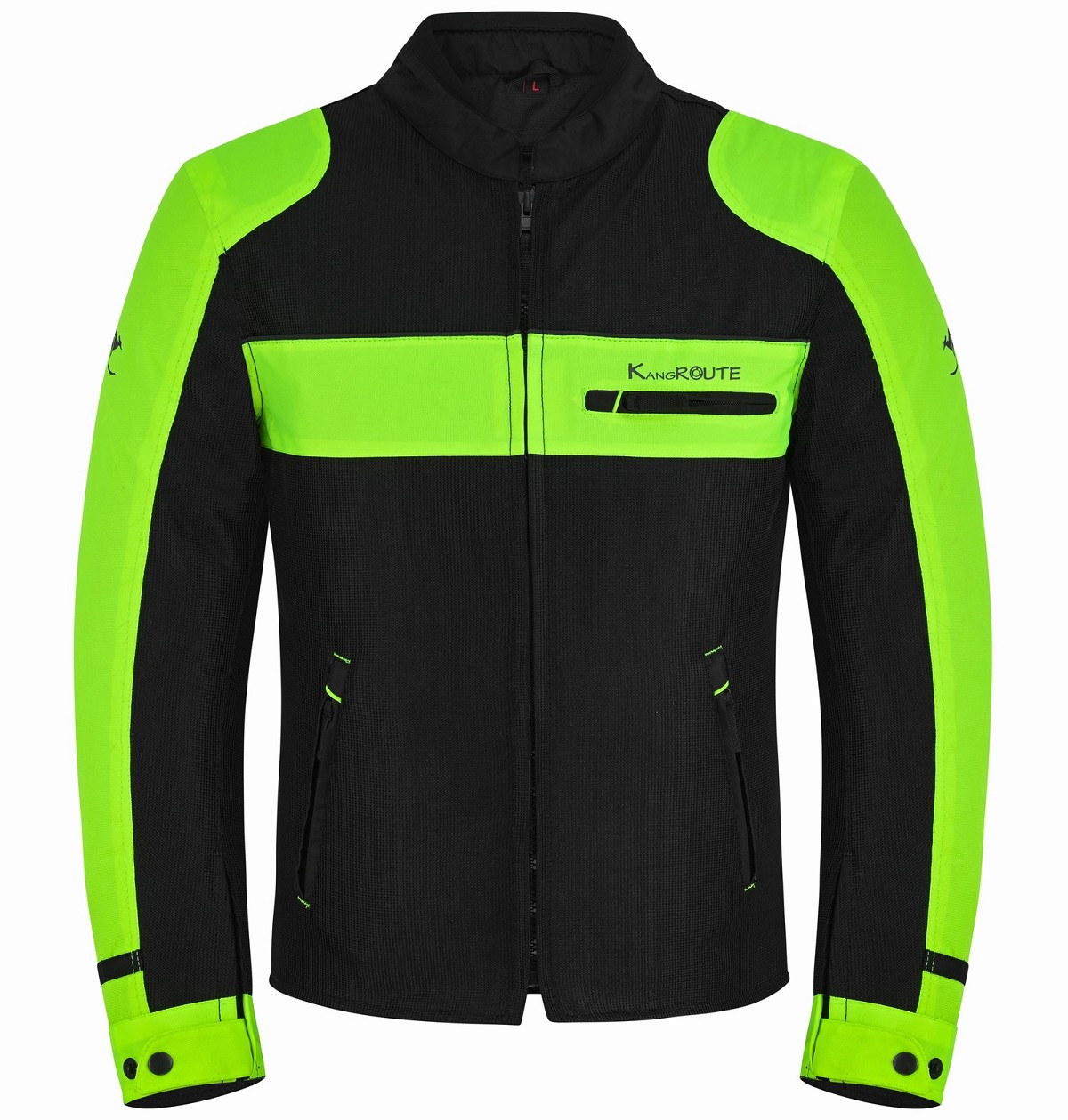 CHAQUETA DE MOTO PARA VERANO, PERFORADA, CON PROTECCIONES CE Y FORRO IMPERMEABLE DESMONTABLE. CERTIFICACI&Oacute;N CE CLASE AA.