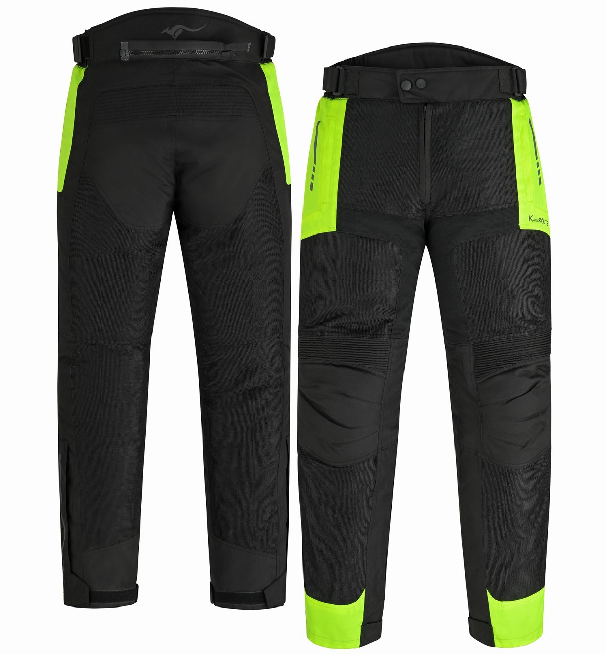 PANTALON DE MOTO PERFORADO DE VERANO PARA MUJER, CON FORRO IMPERMEABLE EXTRAIBLE Y PROTECCIONES CE