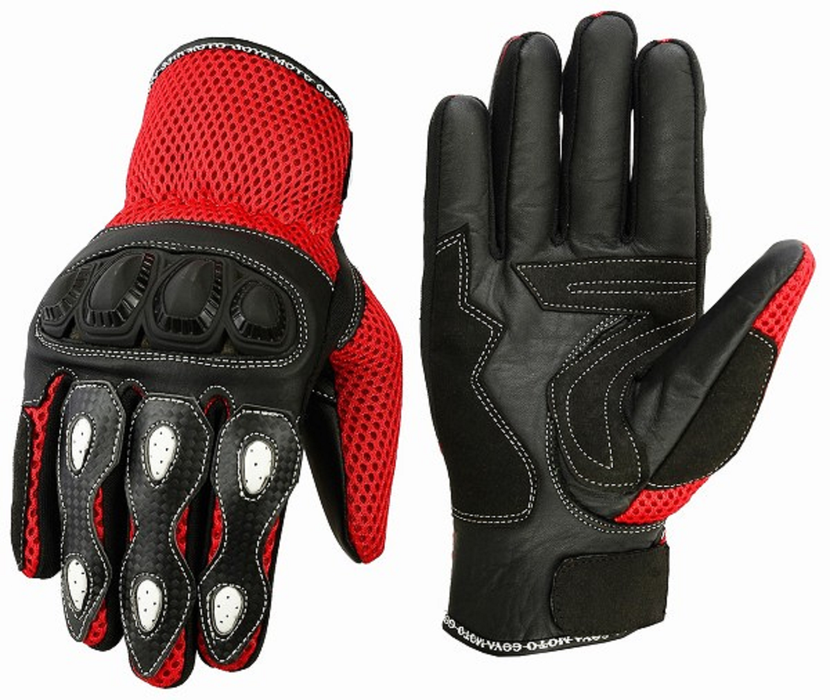 GUANTES DE VERANO PARA MOTORISTAS EN PIEL Y PROTECCIONES TPU-TPR