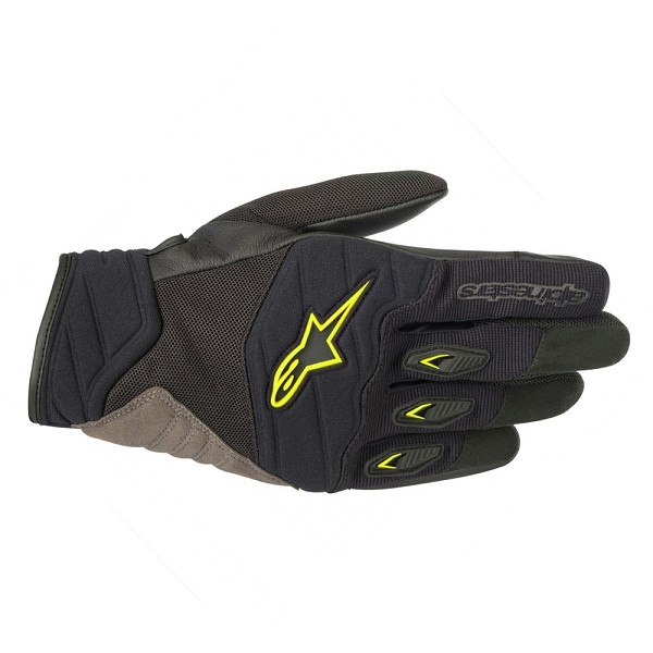 GUANTES ALPINESTARS SHORE BLACK YELLOW FLUO