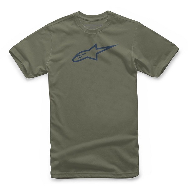 CAMISETA ALPINESTARS AGELESS TEE MILITARY GREEN/NAVY CAMISETA ALPINESTARS AGELESS TEE MILITARY GREEN/NAVY