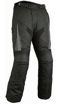 PANTALON DE MOTO EN CORDURA IMPERMEABLE CON PROTECCIONES