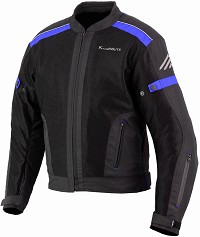 CHAQUETA DE MOTO PERFORADA DE VERANO CON FORRO IMPERMEABLE Y DESMONTABLE
