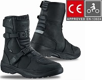 BOTAS DE MOTO MEDIACAÑA  ADVENTURE TOURING EN PIEL BOVINA DE ALTA RESISTENCIA CE