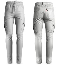 PANTALON DE MOTO VAQUERO ESTILO CHANDAL CARGO UNISEX, ELÁSTICO, 100% FORRADO EN KEVLAR® CON PROTECCIONES GEL CE NIVEL 2
